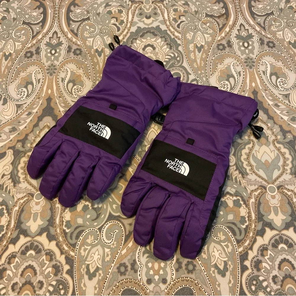 New The North Face Montana Futurelight Ski Touchscreen Gloves Youth Sz Large